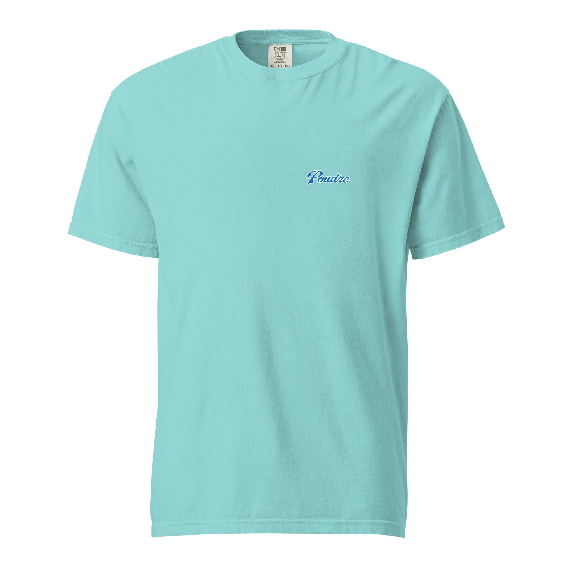 Signature | Comfort Colors T-Shirt | Poudre Football | Emblem Logo