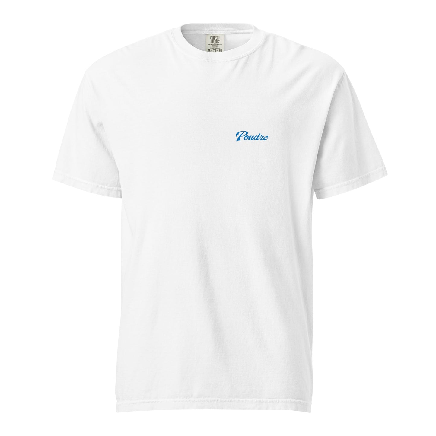 Signature | Comfort Colors T-Shirt | Poudre Football | Emblem Logo