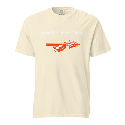 Signature | Comfort Colors T-Shirt | Powhatan lacrosse | Arrowhead Logo