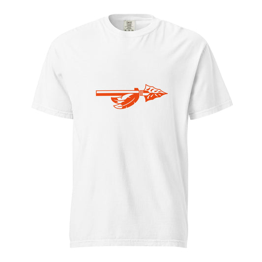 Signature | Comfort Colors T-Shirt | Powhatan lacrosse | Arrowhead Logo