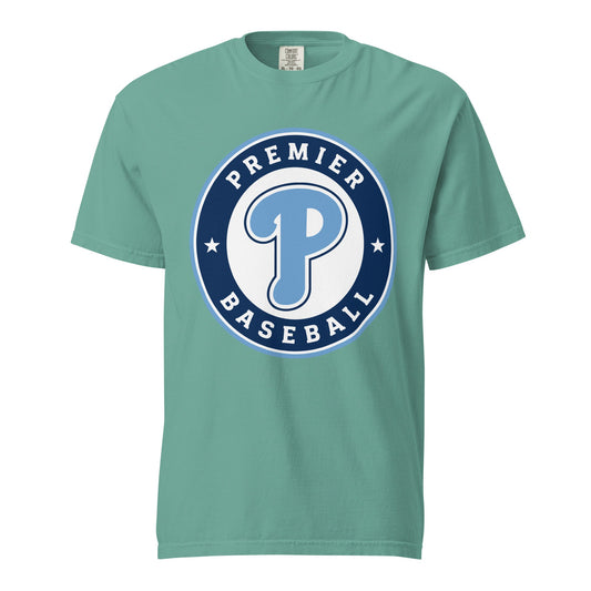 Signature | Comfort Colors T-Shirt | Premier Baseball | Badge Logo