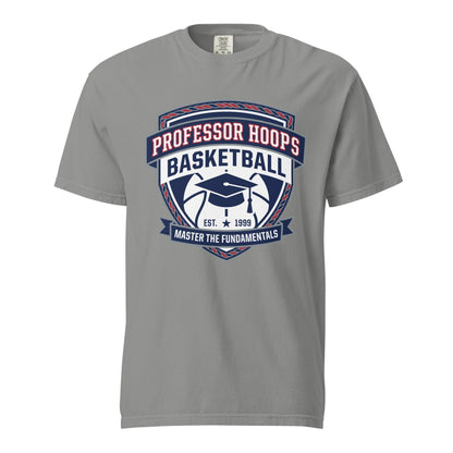 Signature | Comfort Colors T-Shirt | Professor Hoops Basketball | Crest Logo