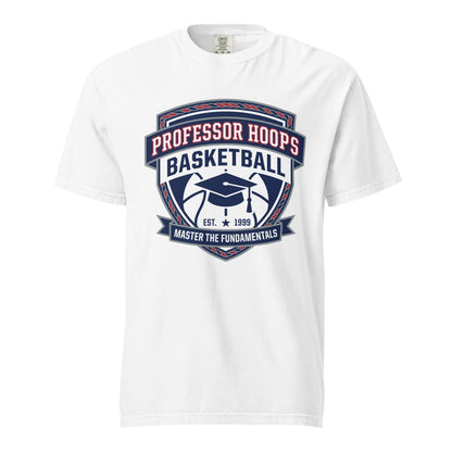 Signature | Comfort Colors T-Shirt | Professor Hoops Basketball | Crest Logo