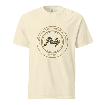 Signature | Comfort Colors T-Shirt | Purdue Polytechnic High School | Poly Seal Logo