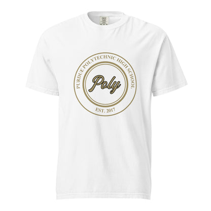 Signature | Comfort Colors T-Shirt | Purdue Polytechnic High School | Poly Seal Logo