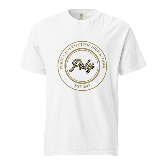 Signature | Comfort Colors T-Shirt | Purdue Polytechnic High School | Poly Seal Logo
