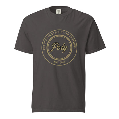 Signature | Comfort Colors T-Shirt | Purdue Polytechnic High School | Poly Seal Logo