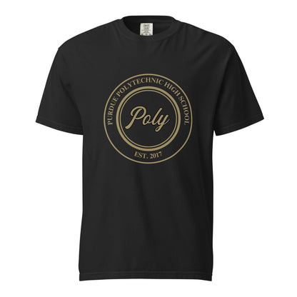 Signature | Comfort Colors T-Shirt | Purdue Polytechnic High School | Poly Seal Logo