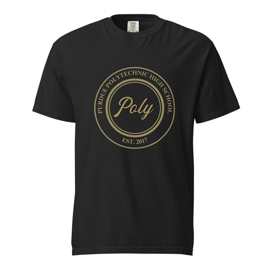 Signature | Comfort Colors T-Shirt | Purdue Polytechnic High School | Poly Seal Logo