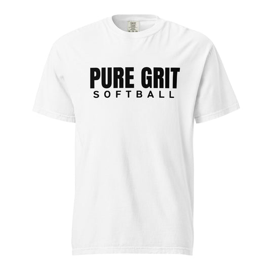 Signature | Comfort Colors T-Shirt | Pure Grit Softball | Main Logo