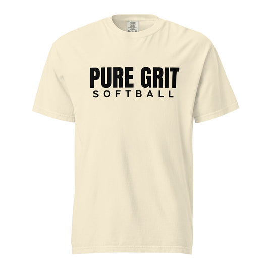 Signature | Comfort Colors T-Shirt | Pure Grit Softball | Main Logo