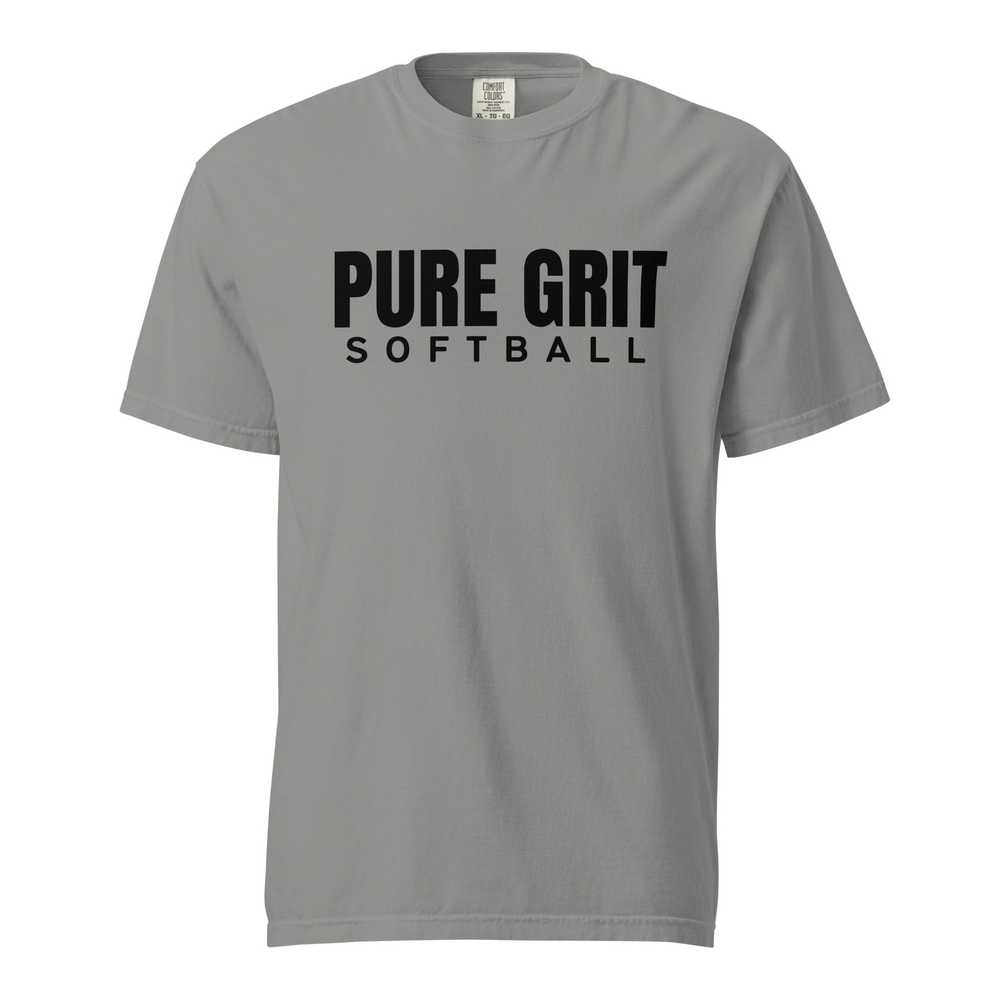 Signature | Comfort Colors T-Shirt | Pure Grit Softball | Main Logo