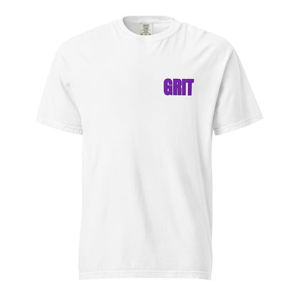 Signature | Comfort Colors T-Shirt | Pure Grit Softball | Purple Logo