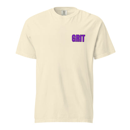 Signature | Comfort Colors T-Shirt | Pure Grit Softball | Purple Logo