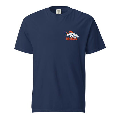 Signature | Comfort Colors T-Shirt | Rapid City Broncos - BHYFL | Athletics Logo