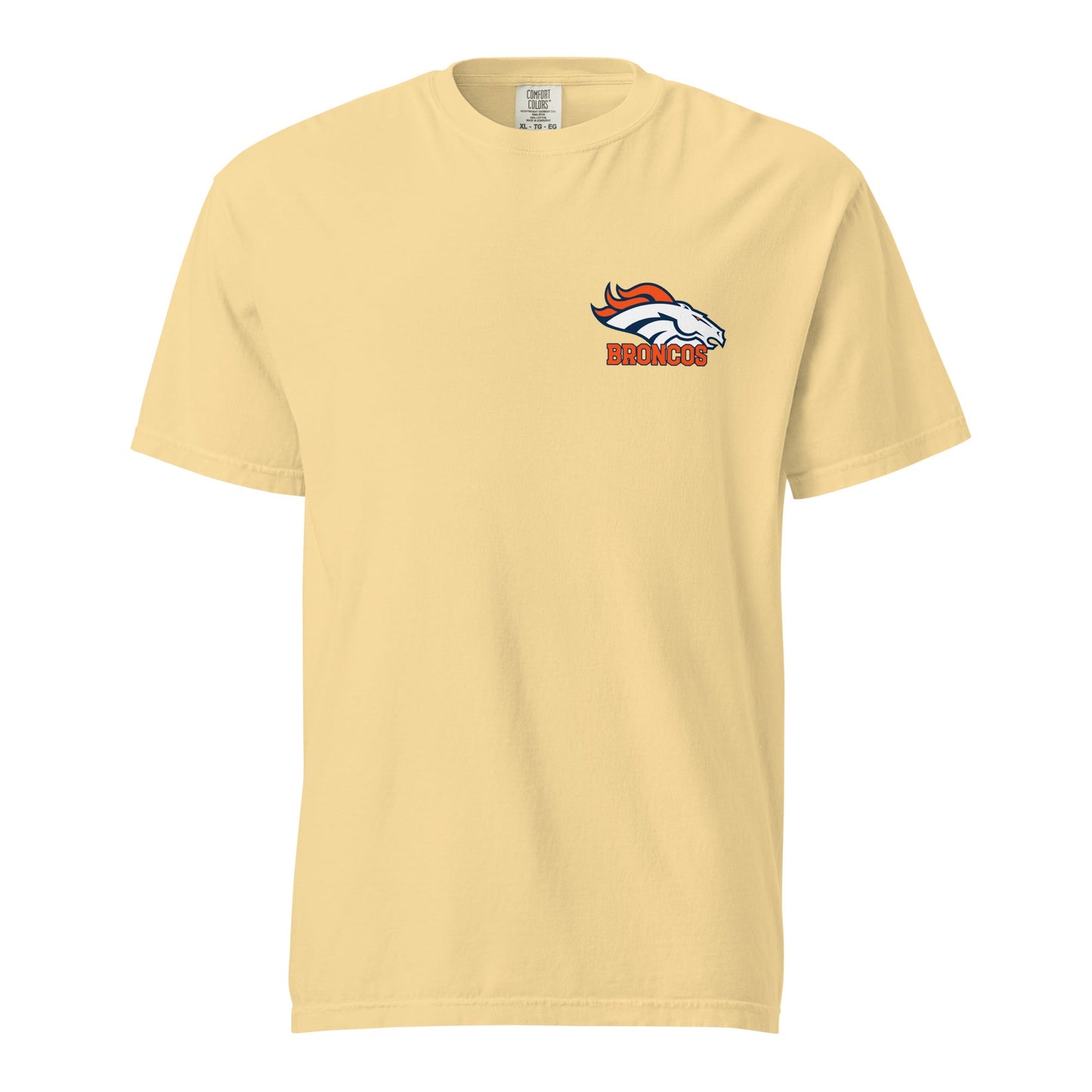 Signature | Comfort Colors T-Shirt | Rapid City Broncos - BHYFL | Athletics Logo