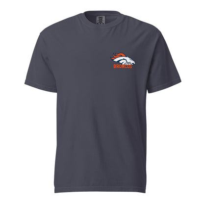 Signature | Comfort Colors T-Shirt | Rapid City Broncos - BHYFL | Athletics Logo