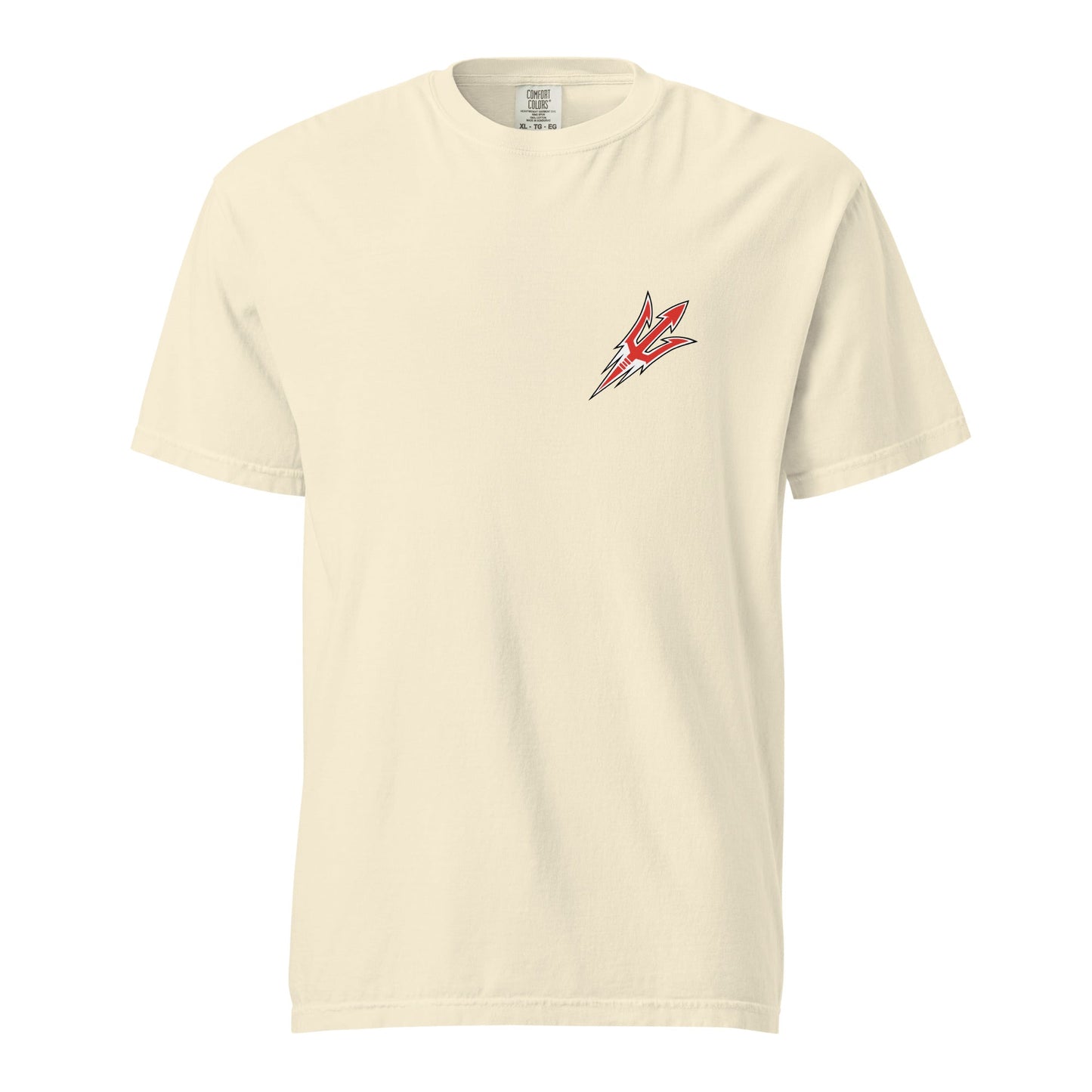 Signature | Comfort Colors T-Shirt | Red Springs Track and Field | Trident Logo