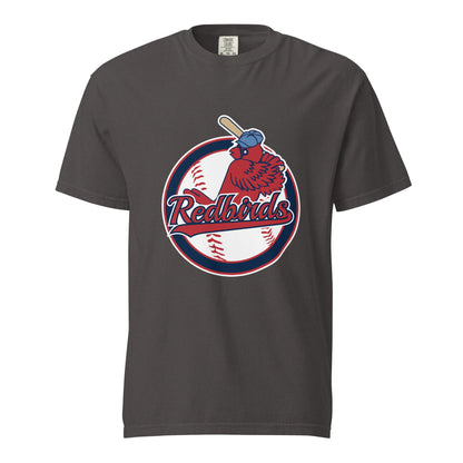 Signature | Comfort Colors T-Shirt | Redbirds | Vintage Badge Logo