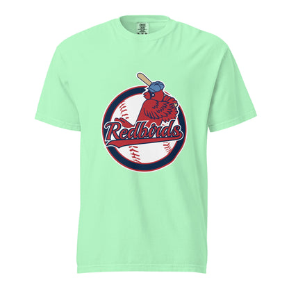 Signature | Comfort Colors T-Shirt | Redbirds | Vintage Badge Logo