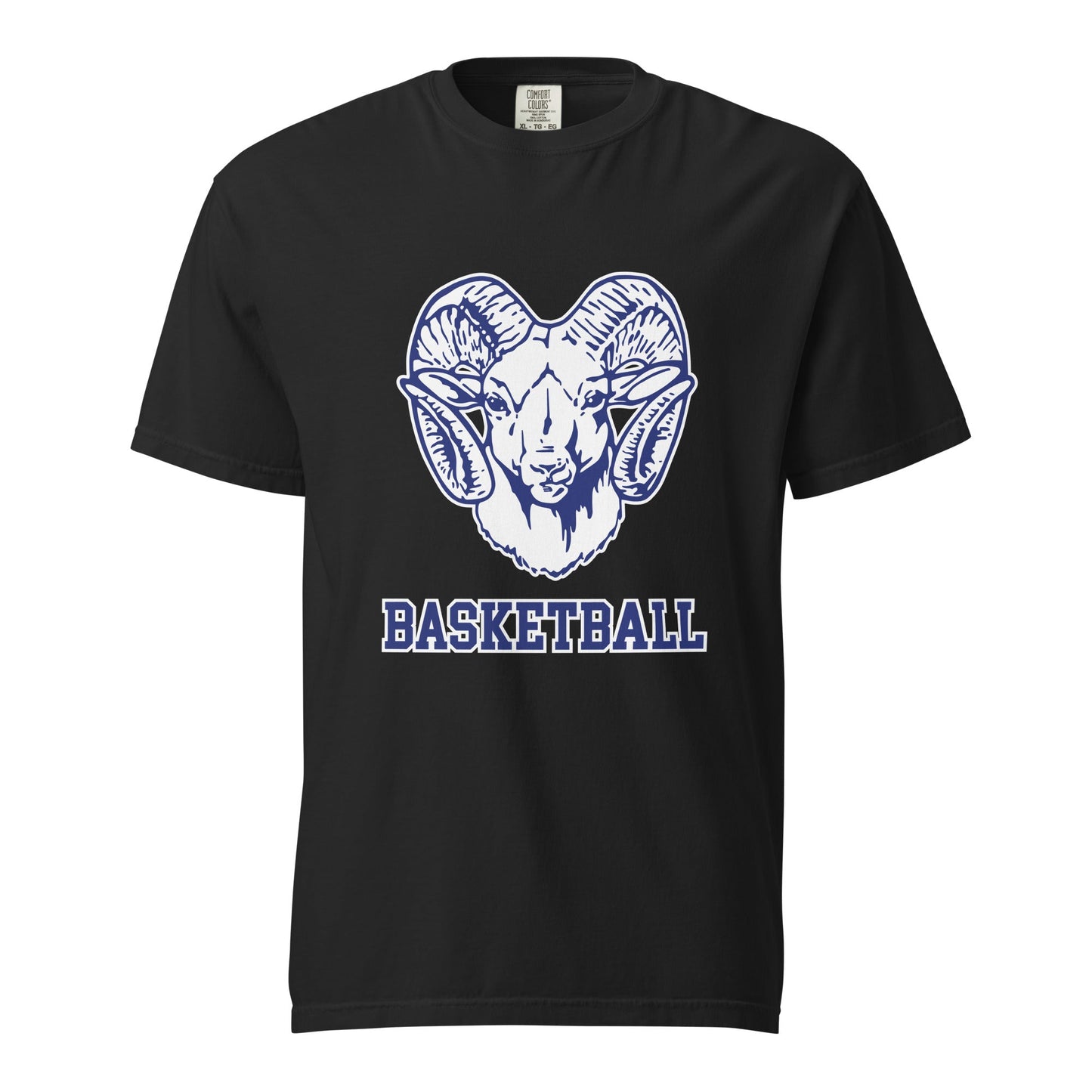 Signature | Comfort Colors T-Shirt | Rensselaer Rams | Basketball Logo