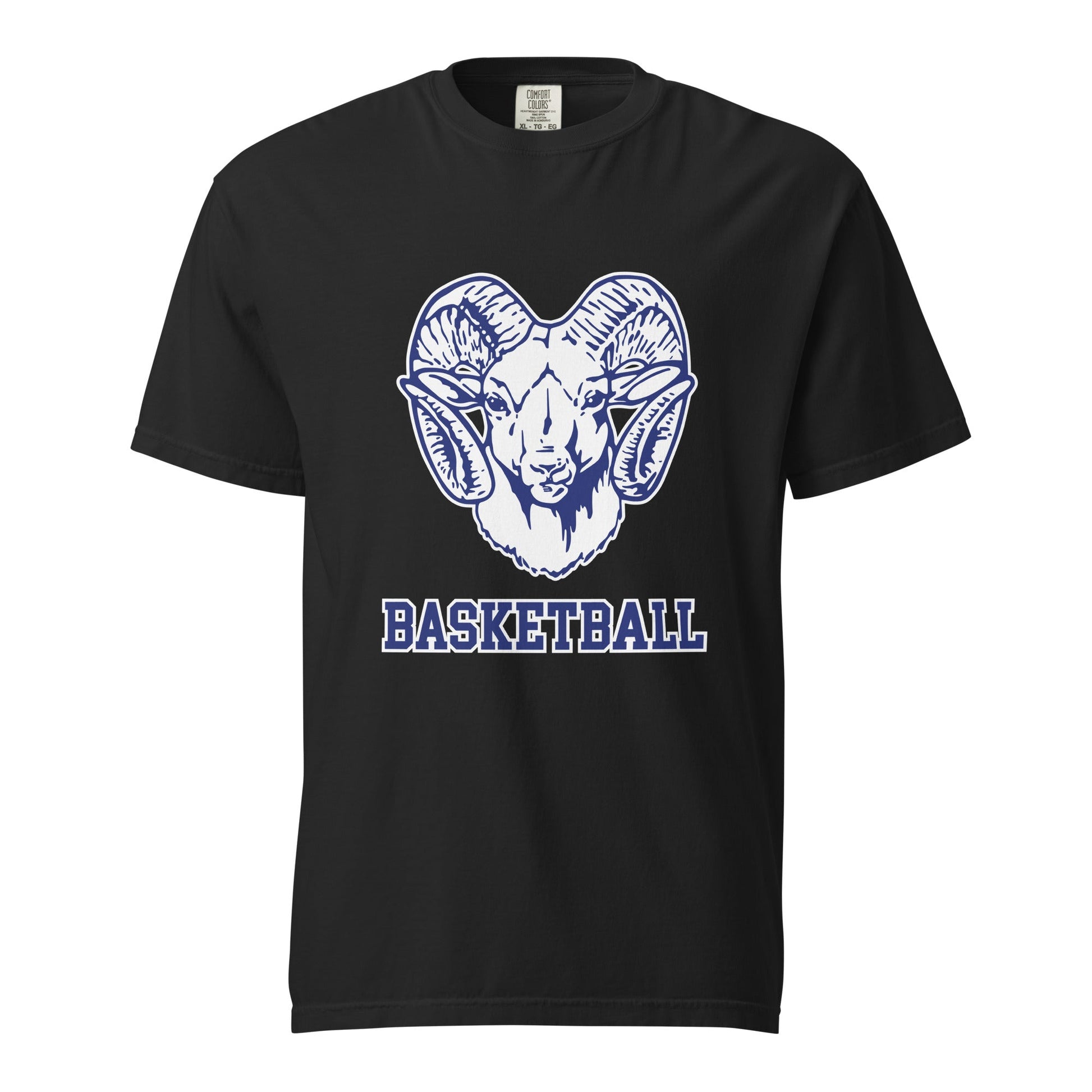 Signature | Comfort Colors T-Shirt | Rensselaer Rams | Basketball Logo