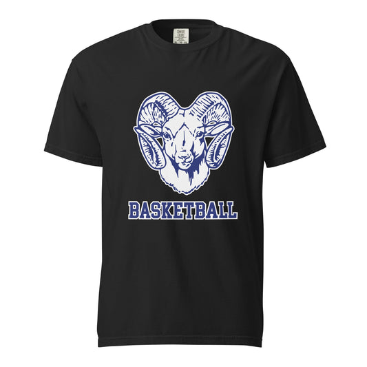 Signature | Comfort Colors T-Shirt | Rensselaer Rams | Basketball Logo