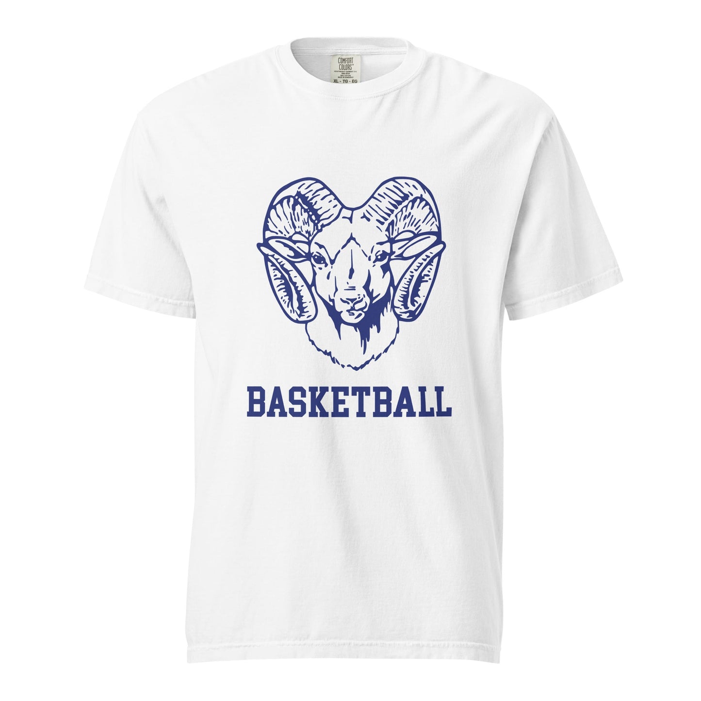 Signature | Comfort Colors T-Shirt | Rensselaer Rams | Basketball Logo
