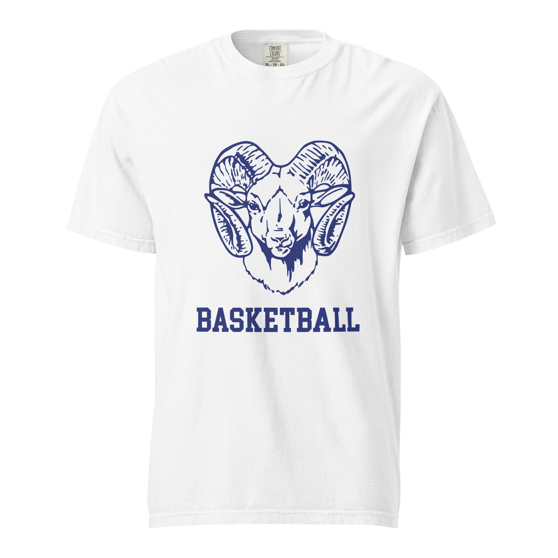 Signature | Comfort Colors T-Shirt | Rensselaer Rams | Basketball Logo