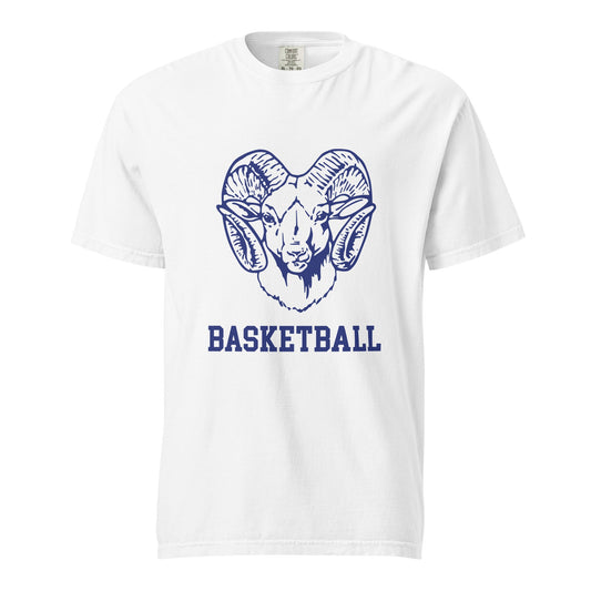 Signature | Comfort Colors T-Shirt | Rensselaer Rams | Basketball Logo