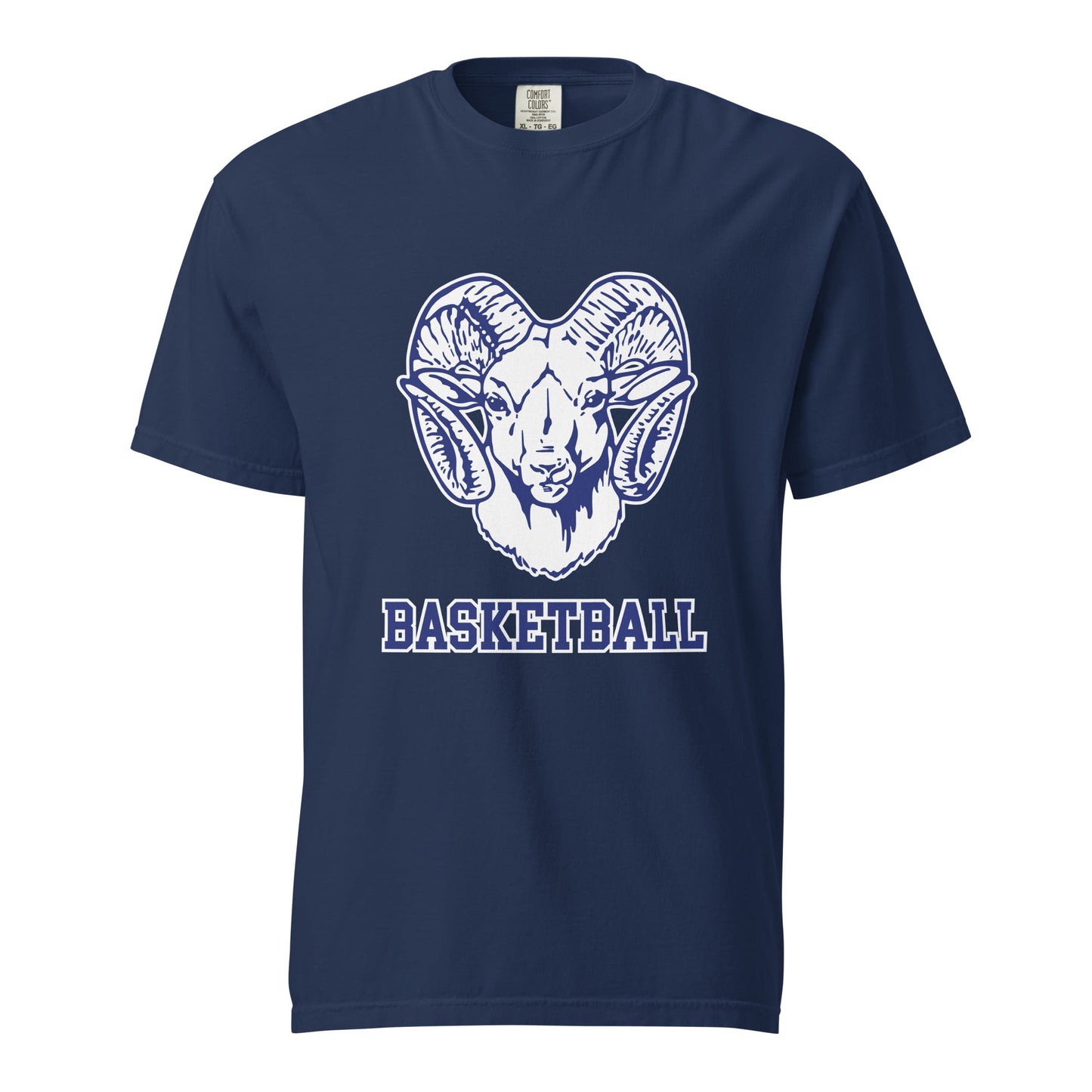 Signature | Comfort Colors T-Shirt | Rensselaer Rams | Basketball Logo