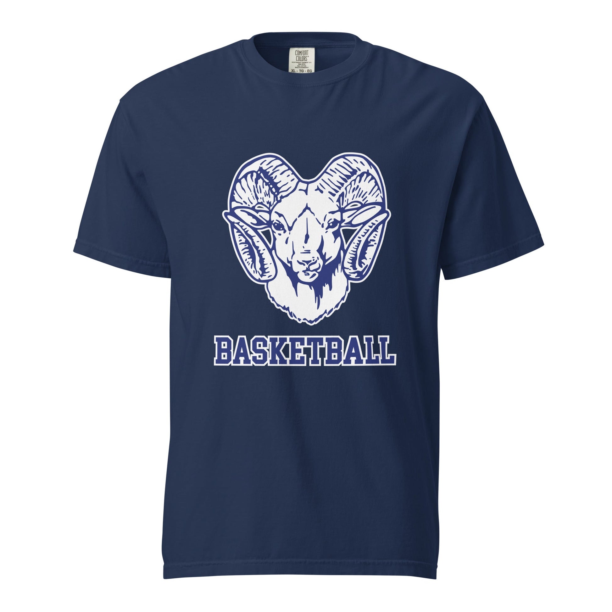 Signature | Comfort Colors T-Shirt | Rensselaer Rams | Basketball Logo