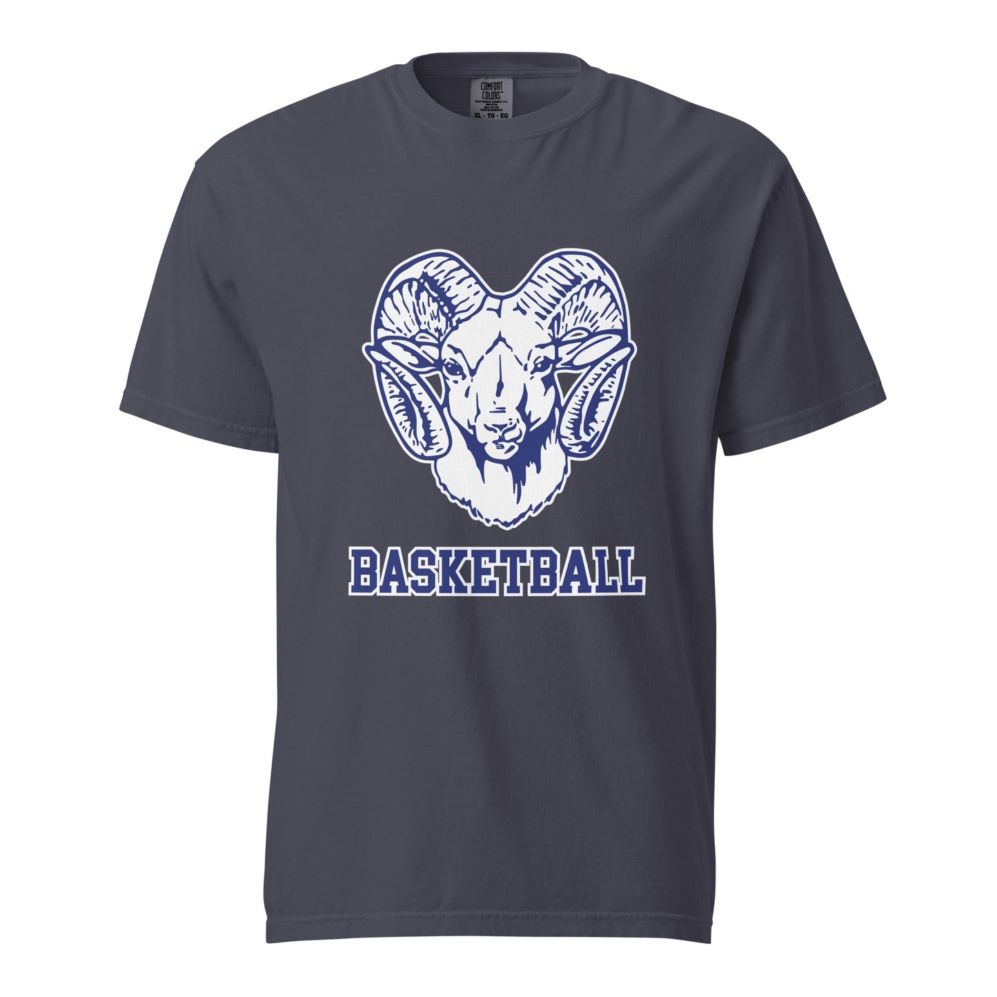 Signature | Comfort Colors T-Shirt | Rensselaer Rams | Basketball Logo