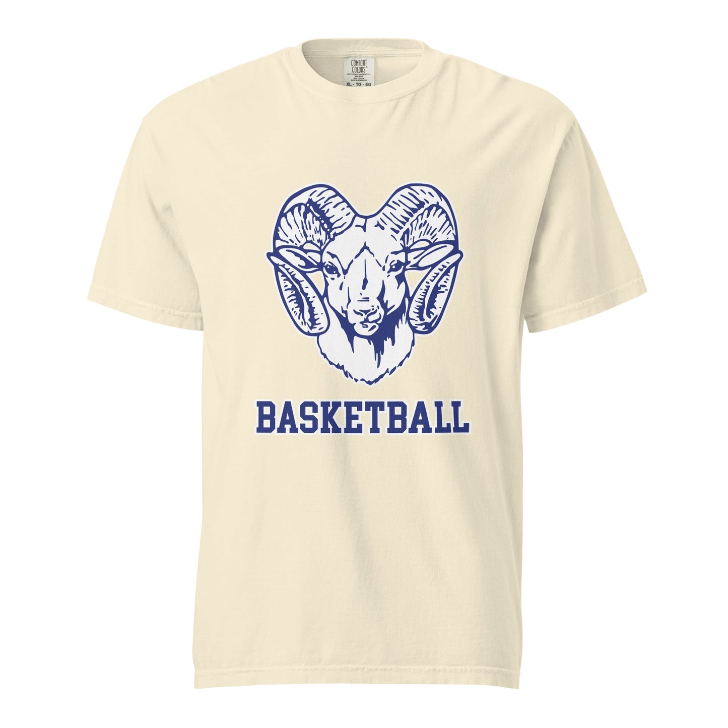 Signature | Comfort Colors T-Shirt | Rensselaer Rams | Basketball Logo