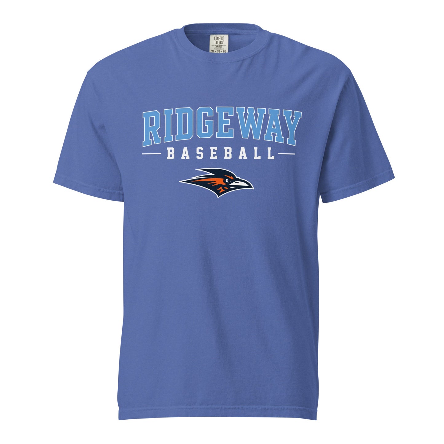 Signature | Comfort Colors T-Shirt | Ridgeway High School Baseball | Athletics Logo