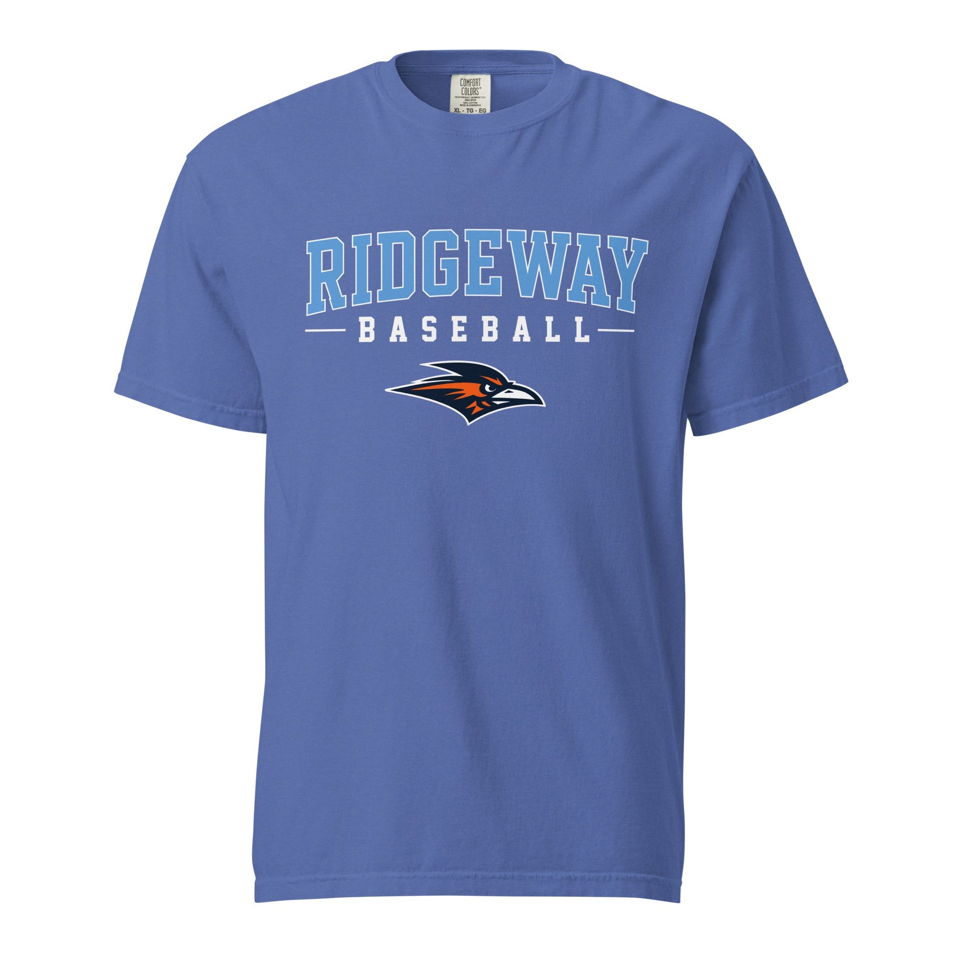Signature | Comfort Colors T-Shirt | Ridgeway High School Baseball | Athletics Logo