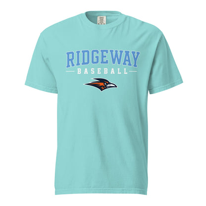 Signature | Comfort Colors T-Shirt | Ridgeway High School Baseball | Athletics Logo