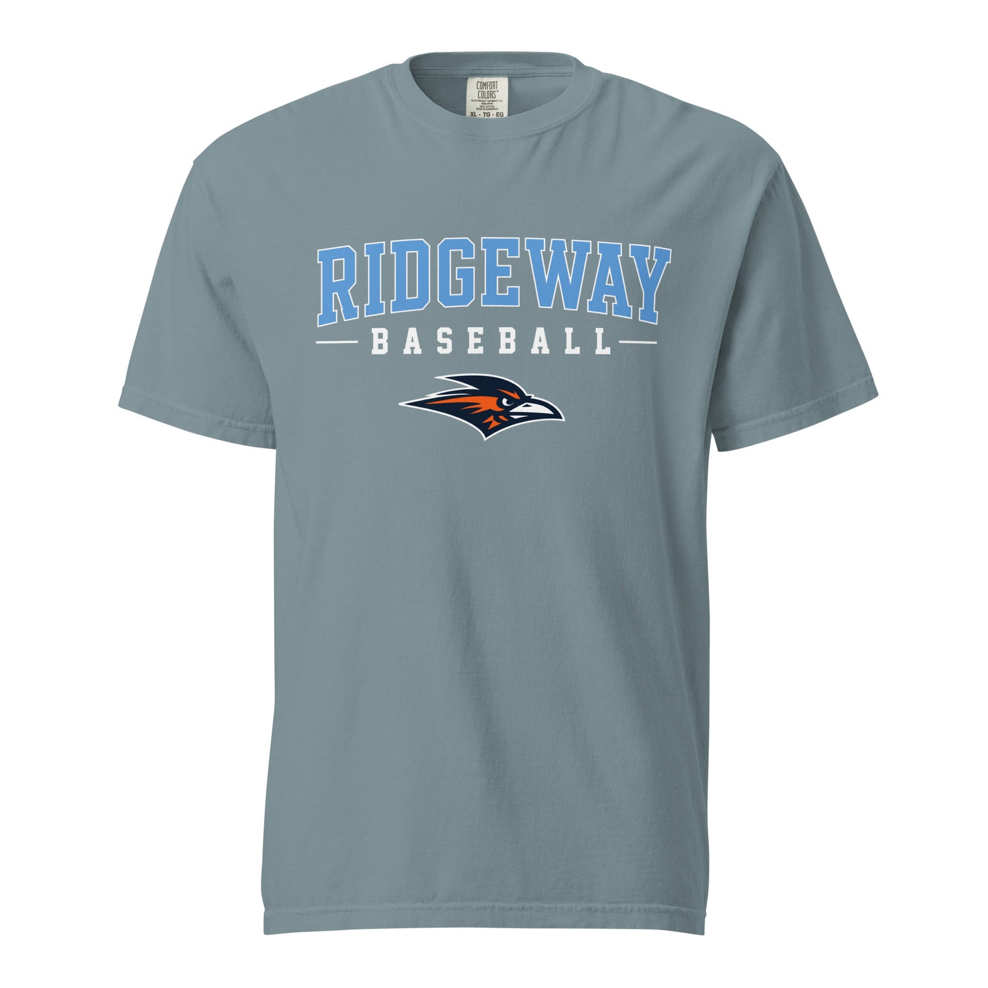Signature | Comfort Colors T-Shirt | Ridgeway High School Baseball | Athletics Logo