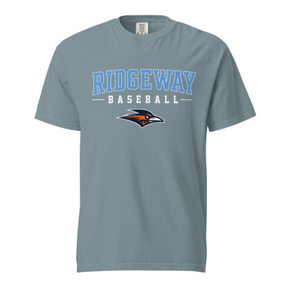 Signature | Comfort Colors T-Shirt | Ridgeway High School Baseball | Athletics Logo