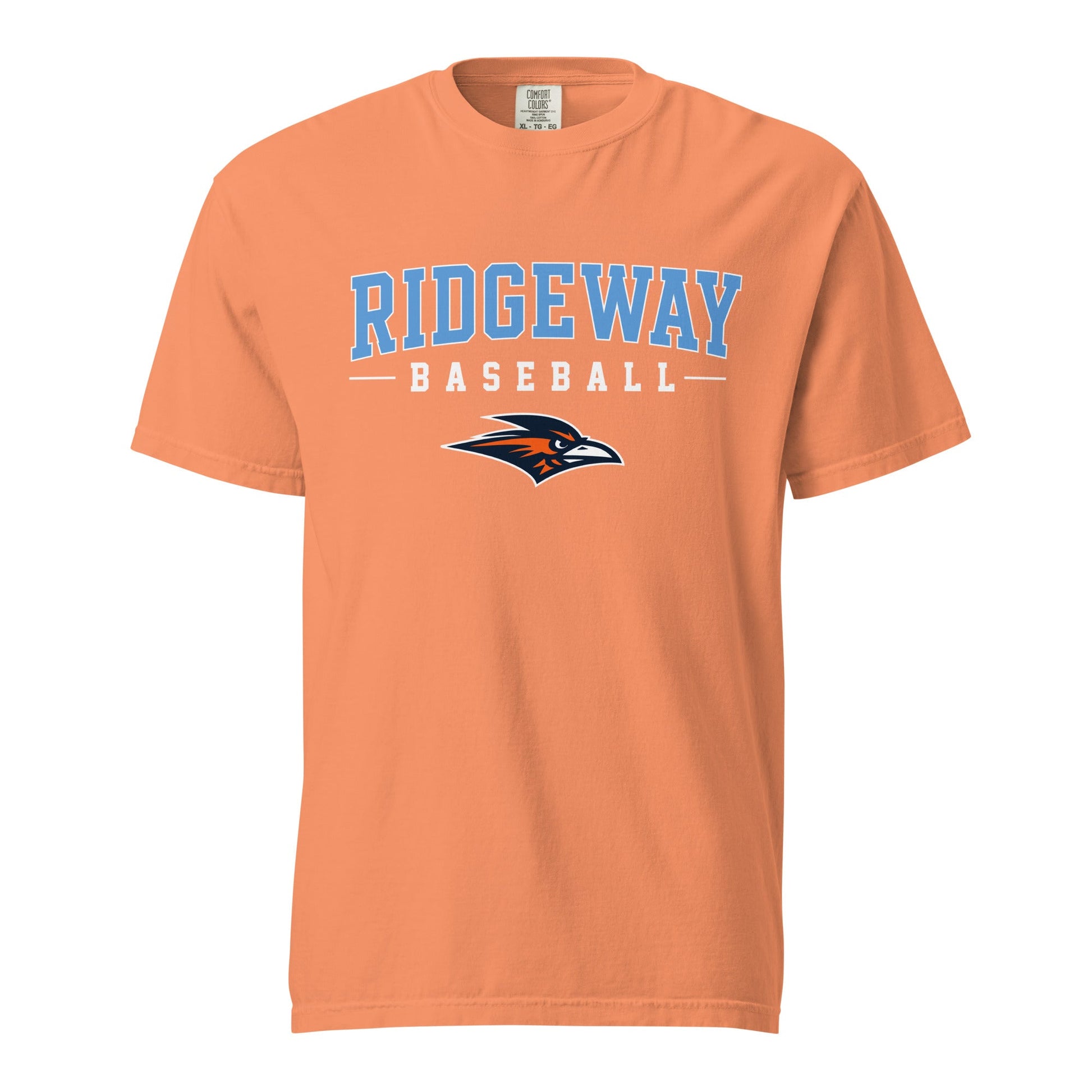 Signature | Comfort Colors T-Shirt | Ridgeway High School Baseball | Athletics Logo