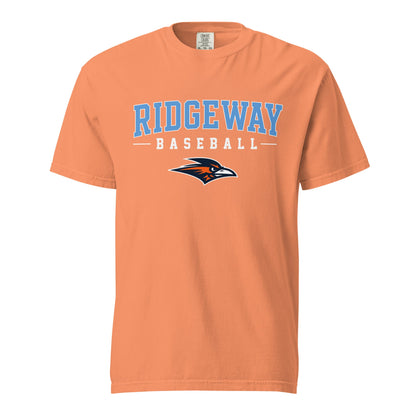 Signature | Comfort Colors T-Shirt | Ridgeway High School Baseball | Athletics Logo