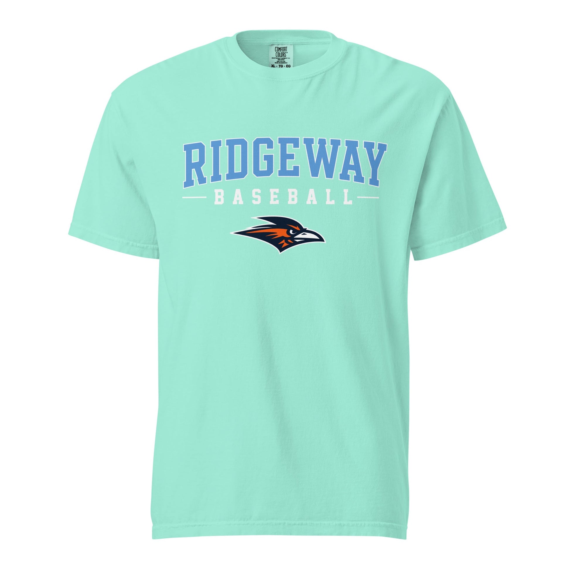 Signature | Comfort Colors T-Shirt | Ridgeway High School Baseball | Athletics Logo