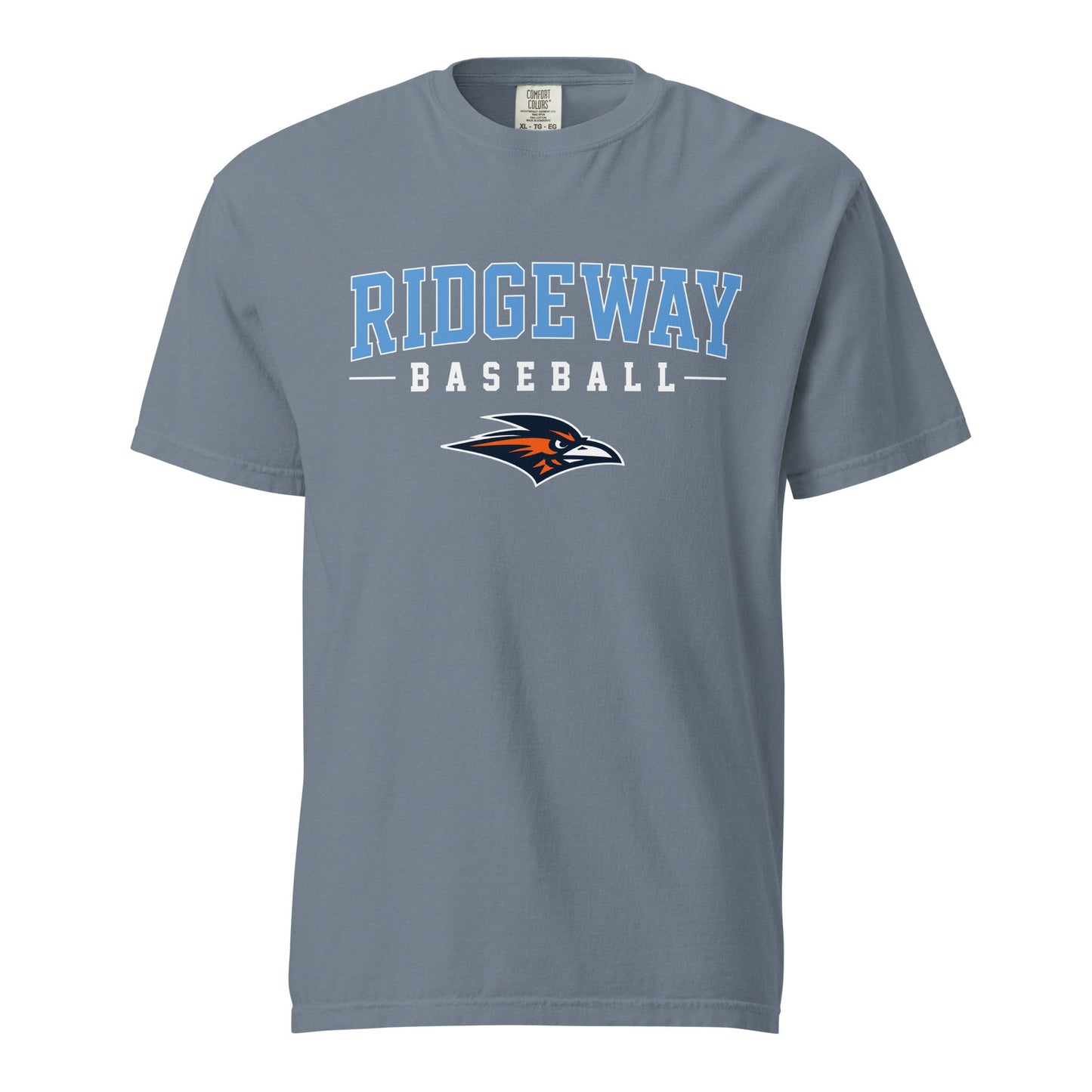 Signature | Comfort Colors T-Shirt | Ridgeway High School Baseball | Athletics Logo
