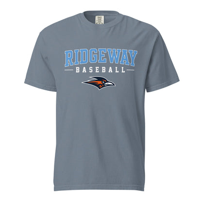 Signature | Comfort Colors T-Shirt | Ridgeway High School Baseball | Athletics Logo
