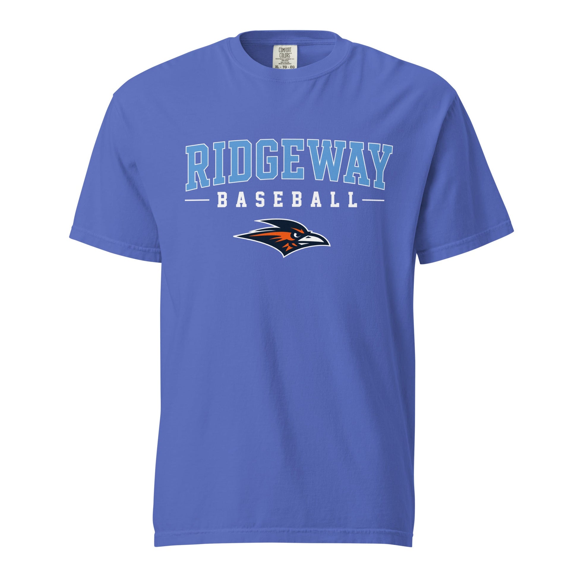 Signature | Comfort Colors T-Shirt | Ridgeway High School Baseball | Athletics Logo