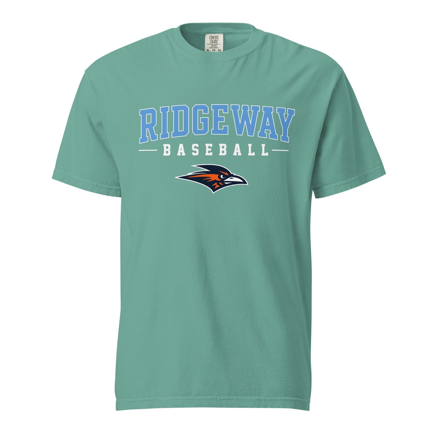 Signature | Comfort Colors T-Shirt | Ridgeway High School Baseball | Athletics Logo
