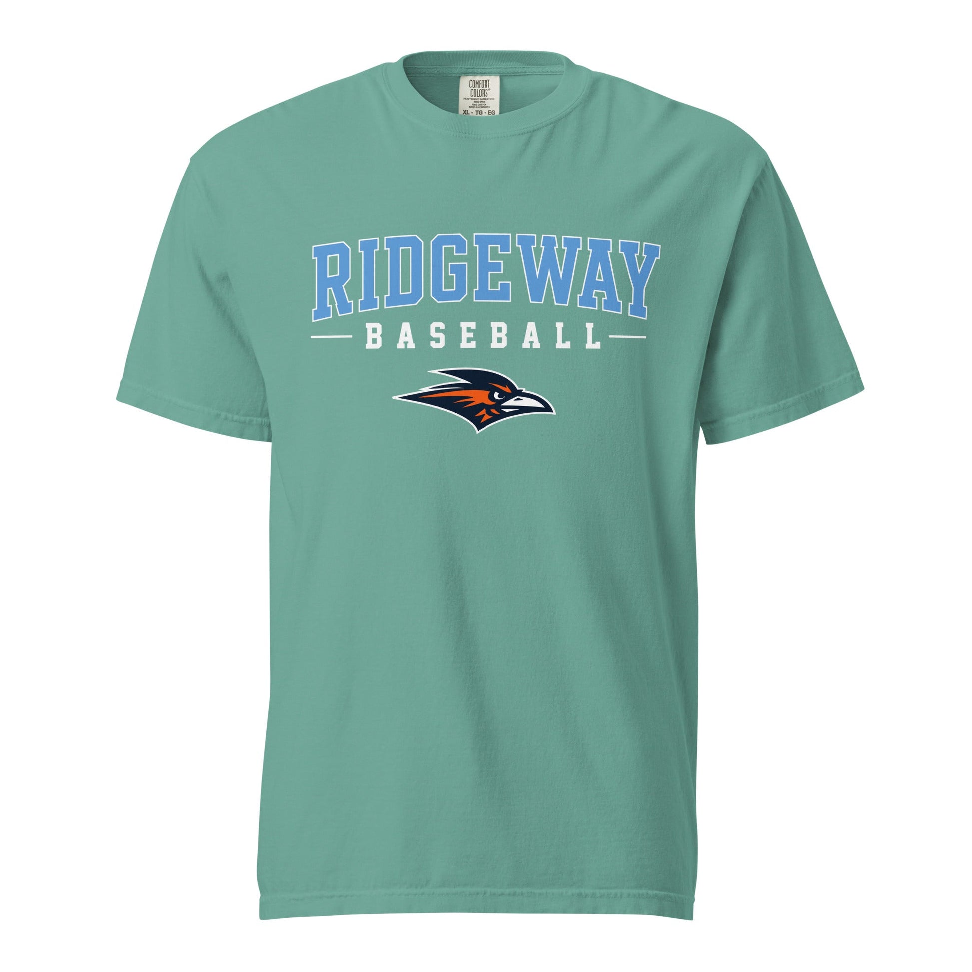 Signature | Comfort Colors T-Shirt | Ridgeway High School Baseball | Athletics Logo