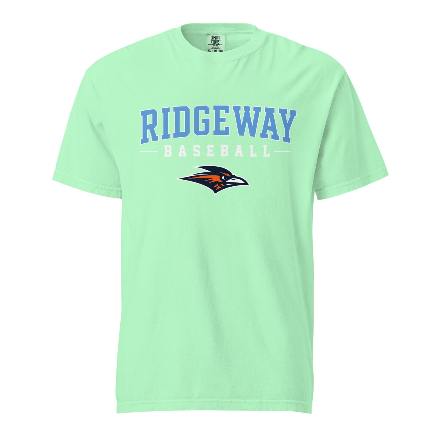 Signature | Comfort Colors T-Shirt | Ridgeway High School Baseball | Athletics Logo
