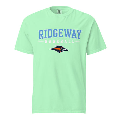 Signature | Comfort Colors T-Shirt | Ridgeway High School Baseball | Athletics Logo