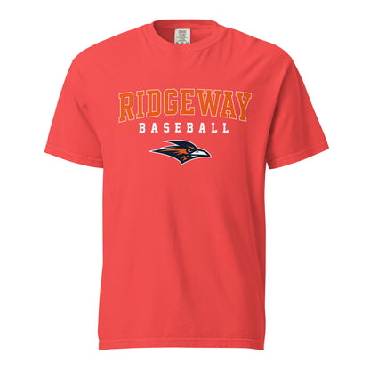 Signature | Comfort Colors T-Shirt | Ridgeway High School Baseball | Emblem Logo